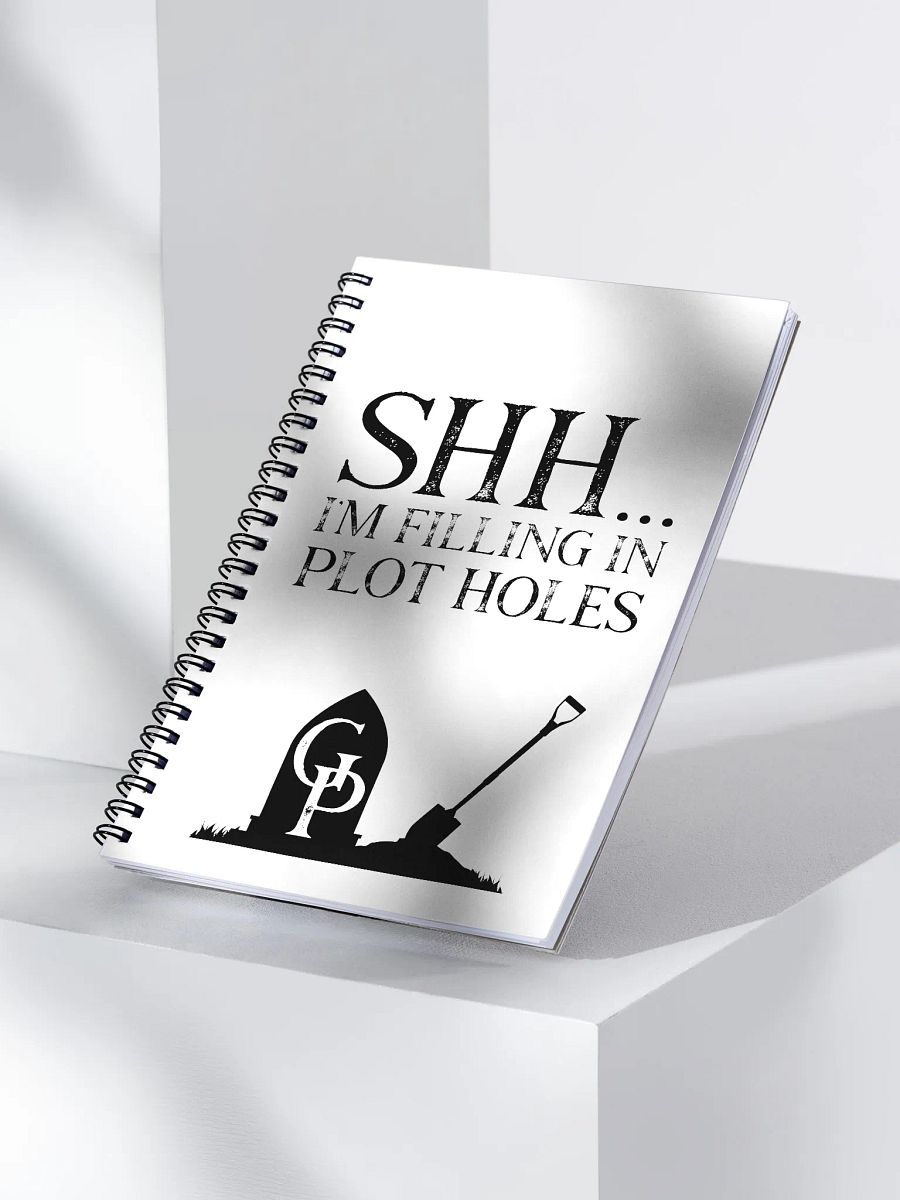 SHH - Plot Holes Spiral Notebook product image (3)