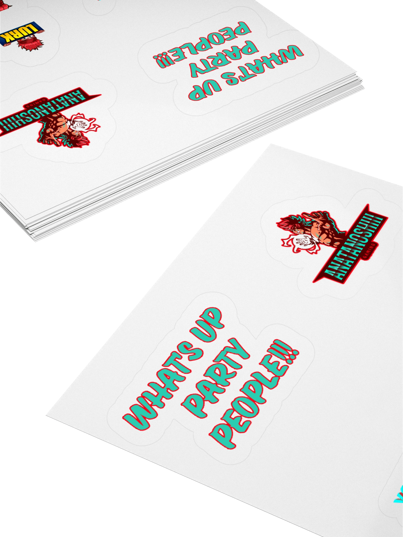 Party People Kiss Cut Stickers Set product image (11)