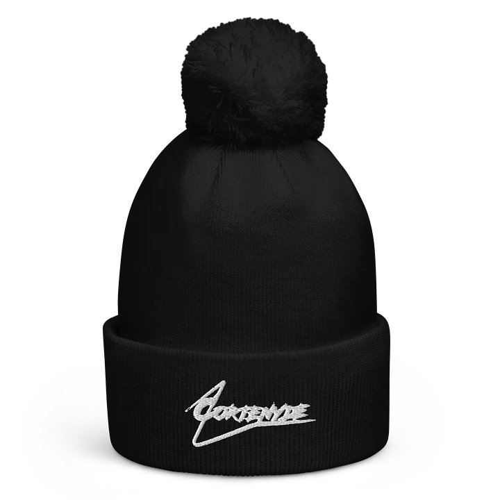 Cortenyde Embroidered Pom Pom Beanie product image (1)