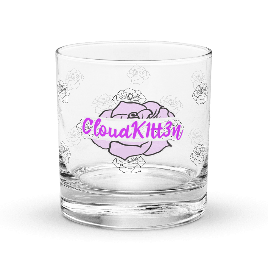 Rose Logo Rocks Glass product image (1)