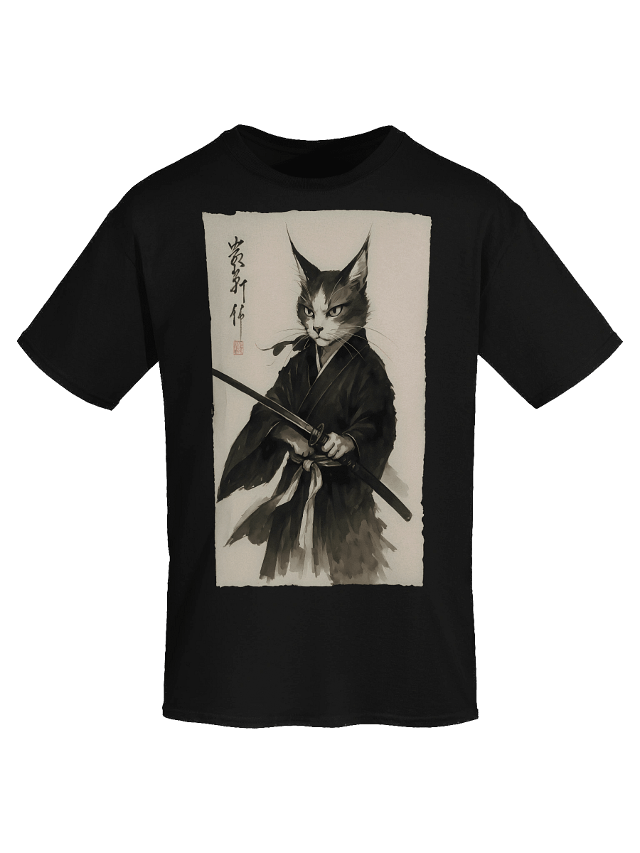 Vintage Cat Warrior Graphic for Japanese Animation & Comics T-Shirt product image (7)
