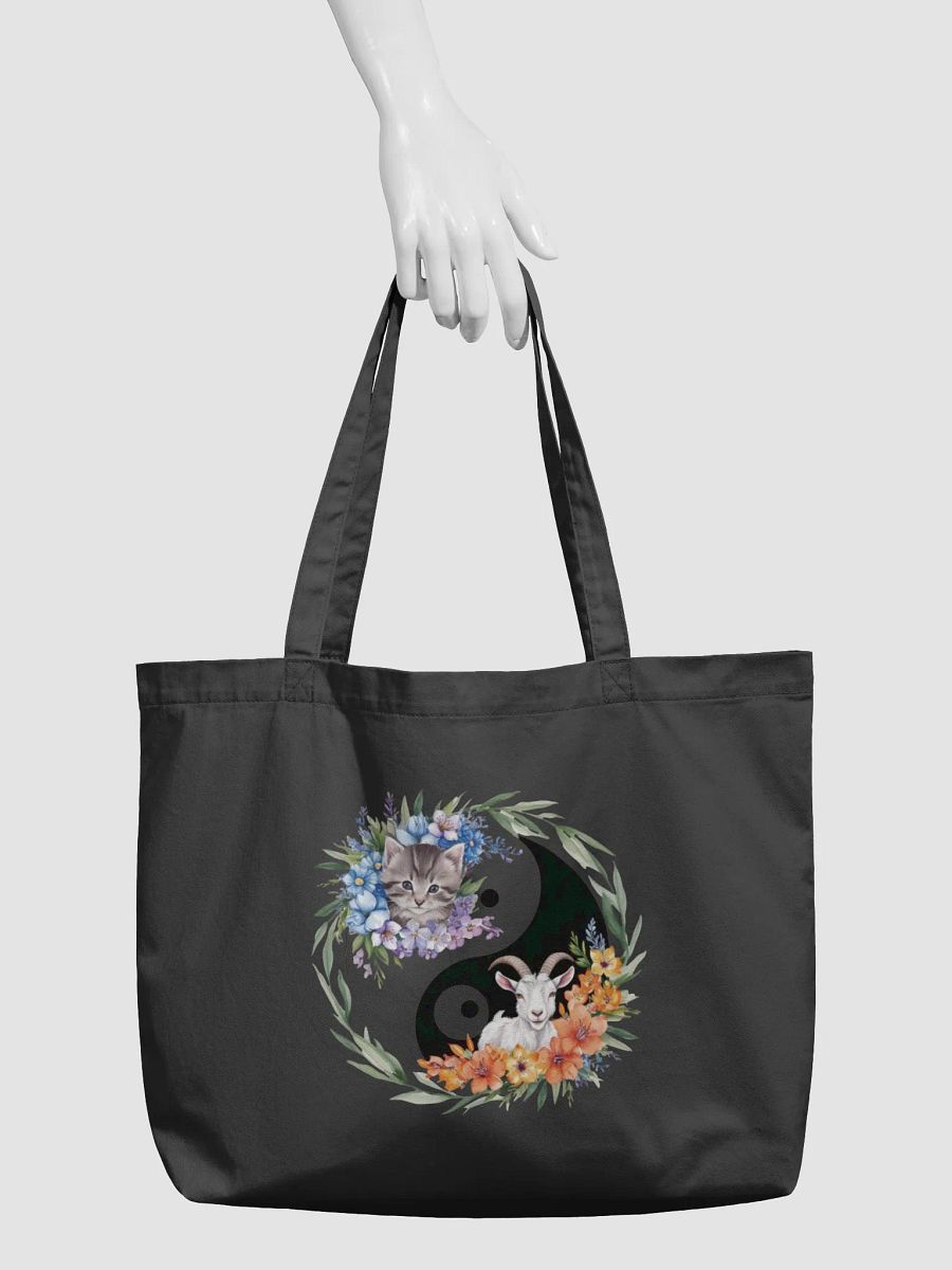 Yin-Yang Floral Harmony Tote product image (3)