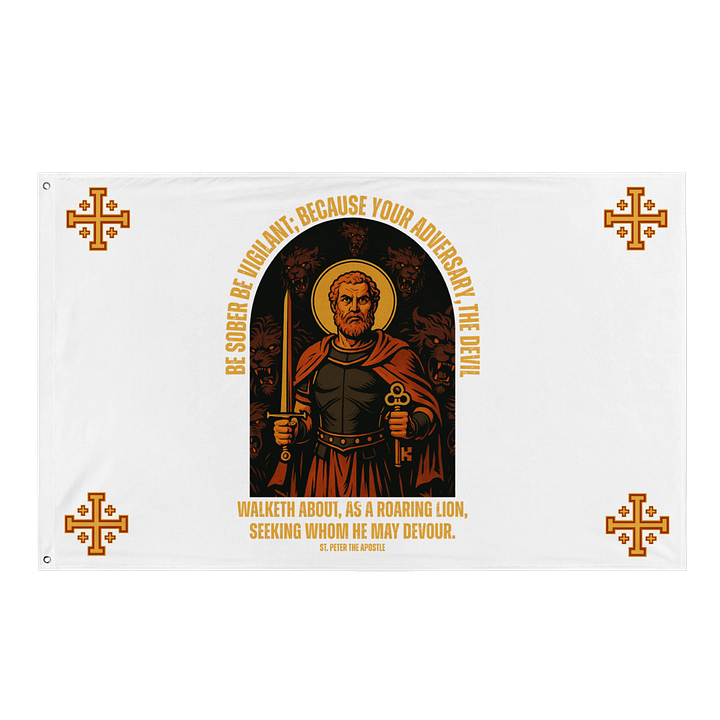 Saint Peter Design Flag product image (1)