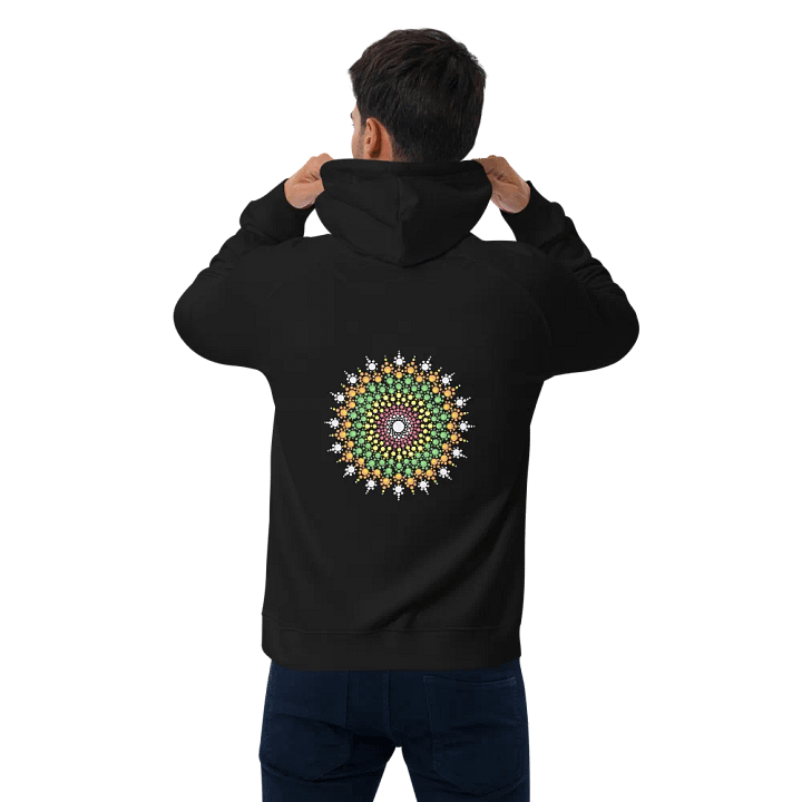 Pastel Dot Mandala Unisex Eco Hoodie product image (2)