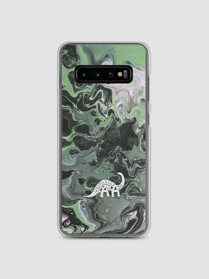 Metallic Green Fluid Acrylic Samsung Case product image (2)
