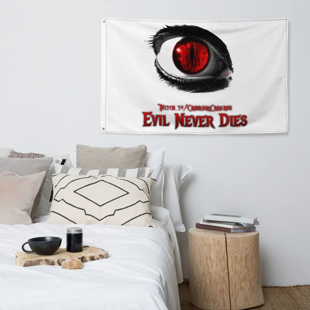 Evil Never Dies Logo Flag product image (4)
