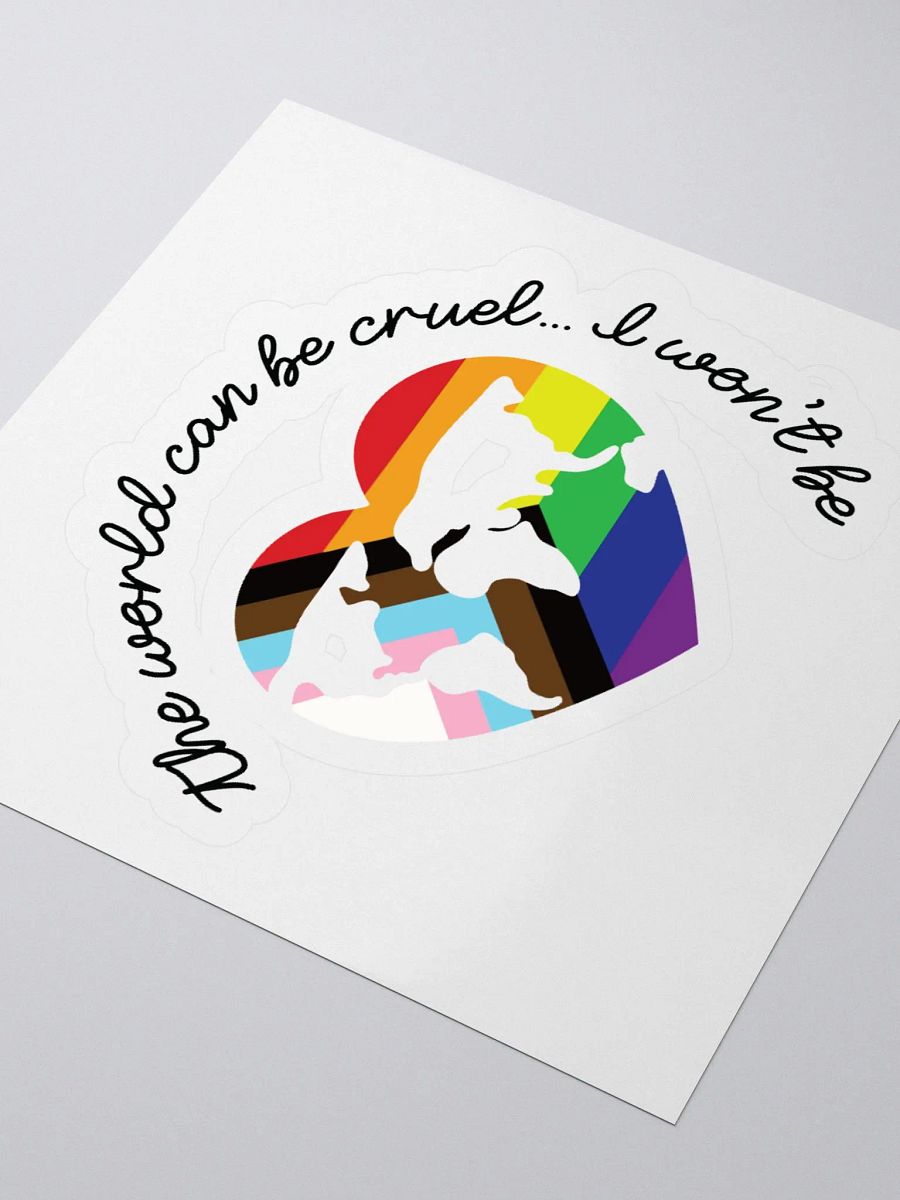 Rainbow Heart Sticker product image (3)