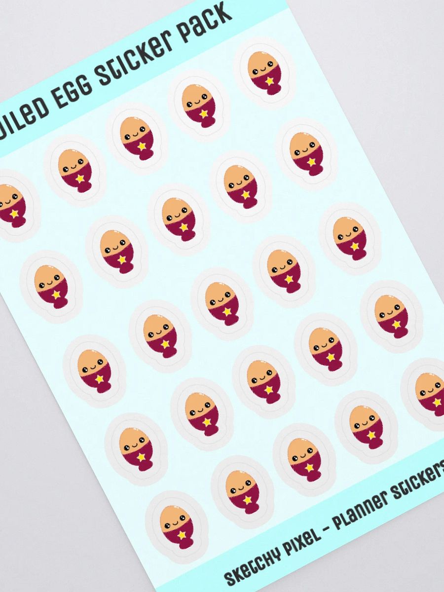 Boiled Egg Sticker Pack product image (3)
