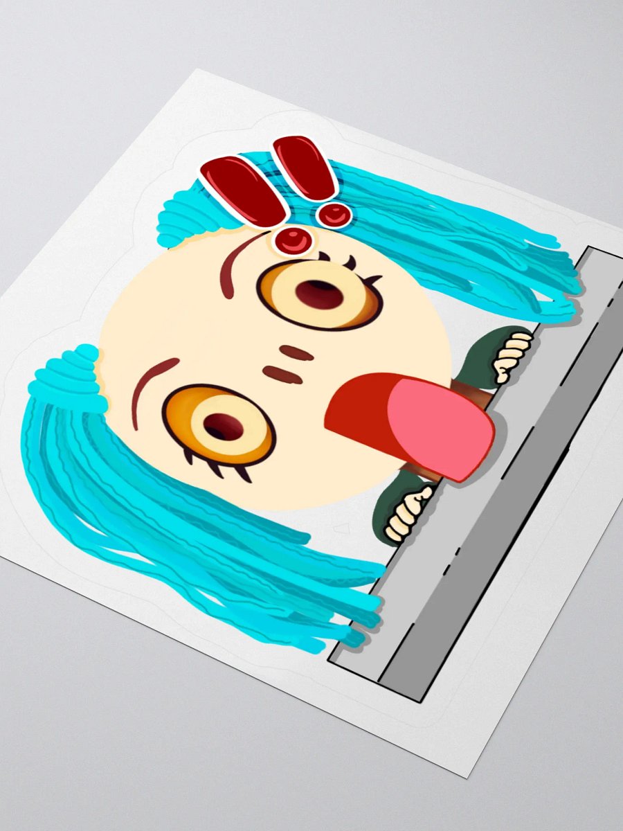 Miss Crazy Shock Sticker product image (9)