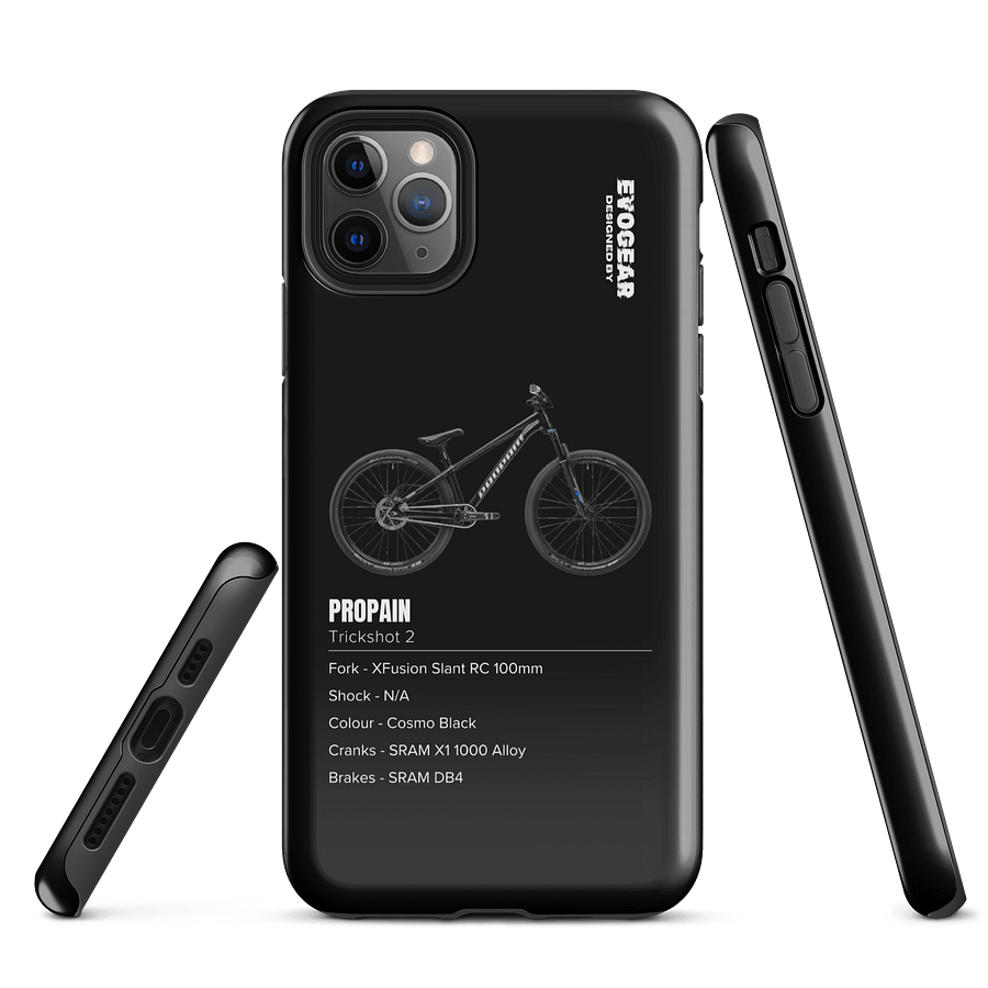 Black Propain Trickshot 2 iPhone Case product image (5)