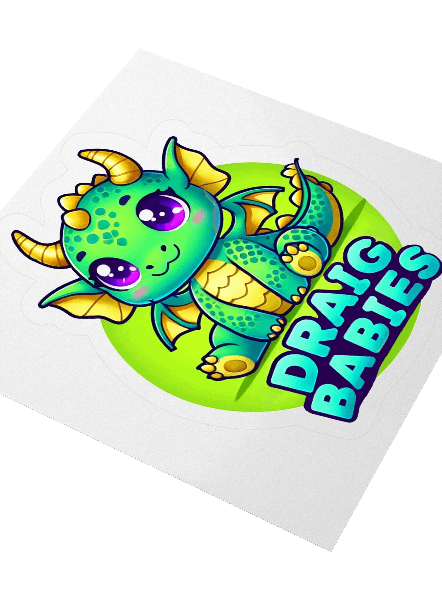 TEAM DRAIG! Cute Dragon Kiss Cut Stickers product image (7)