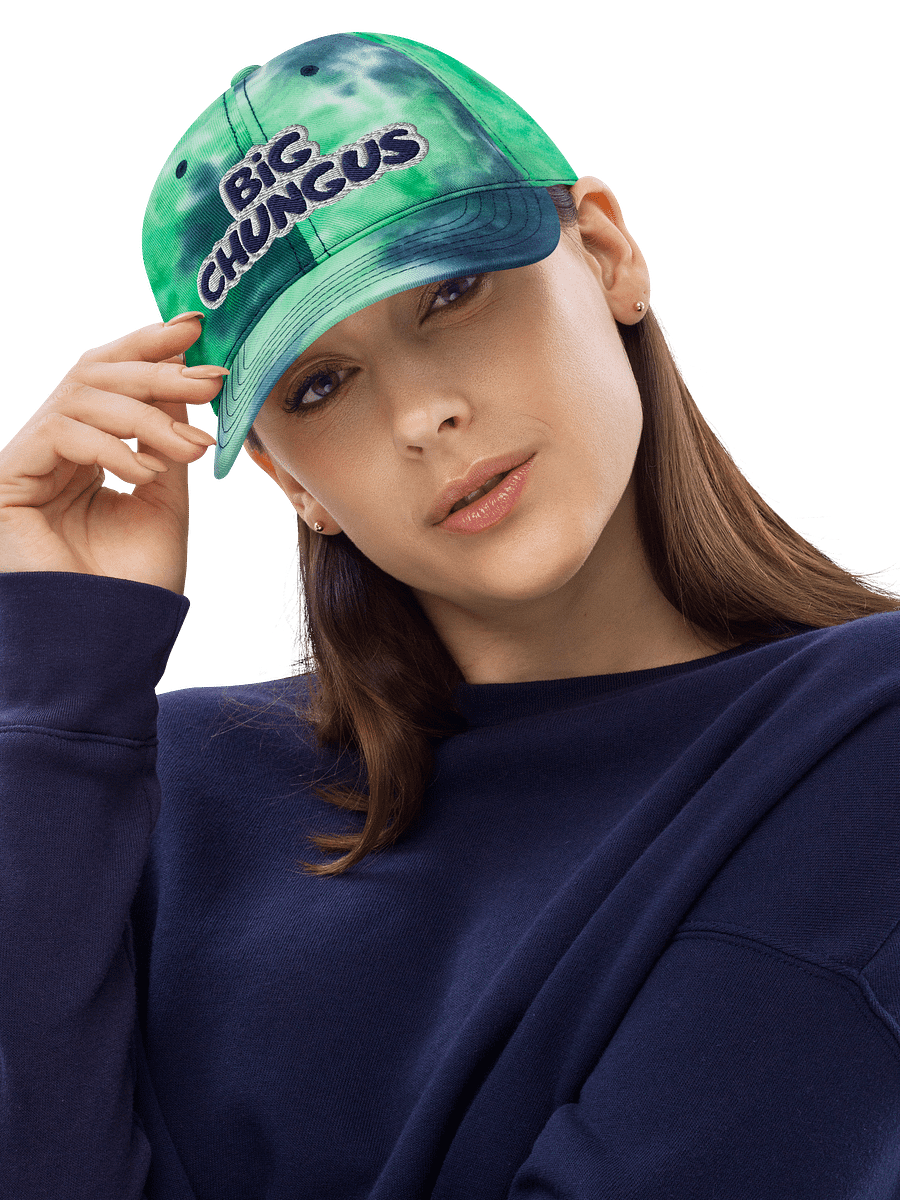 Big Chungus embroidered tie-dye dad hat product image (1)
