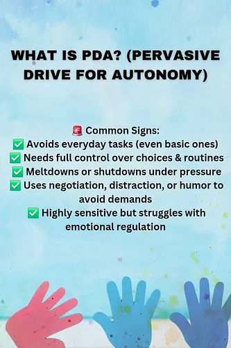 Ever Heard of Pathological Demand Avoidance (PDA)? 🤯

It’s a unique autism profile where even small requests feel overwhelmin...