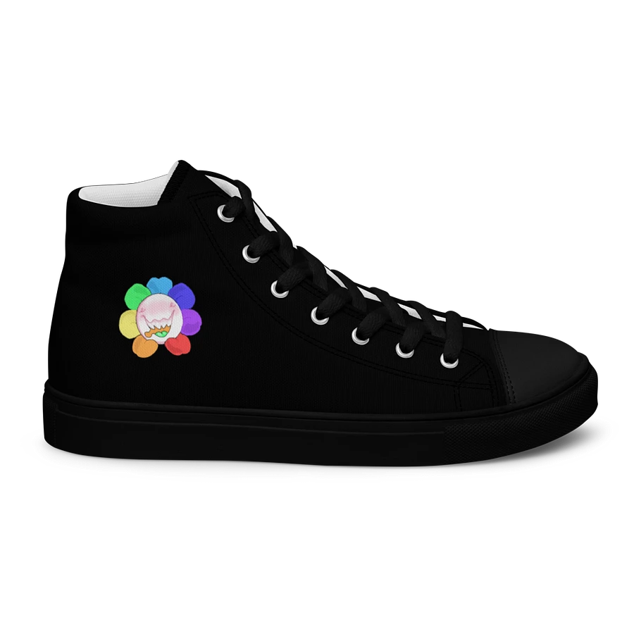 Black Flower Sneakers product image (29)