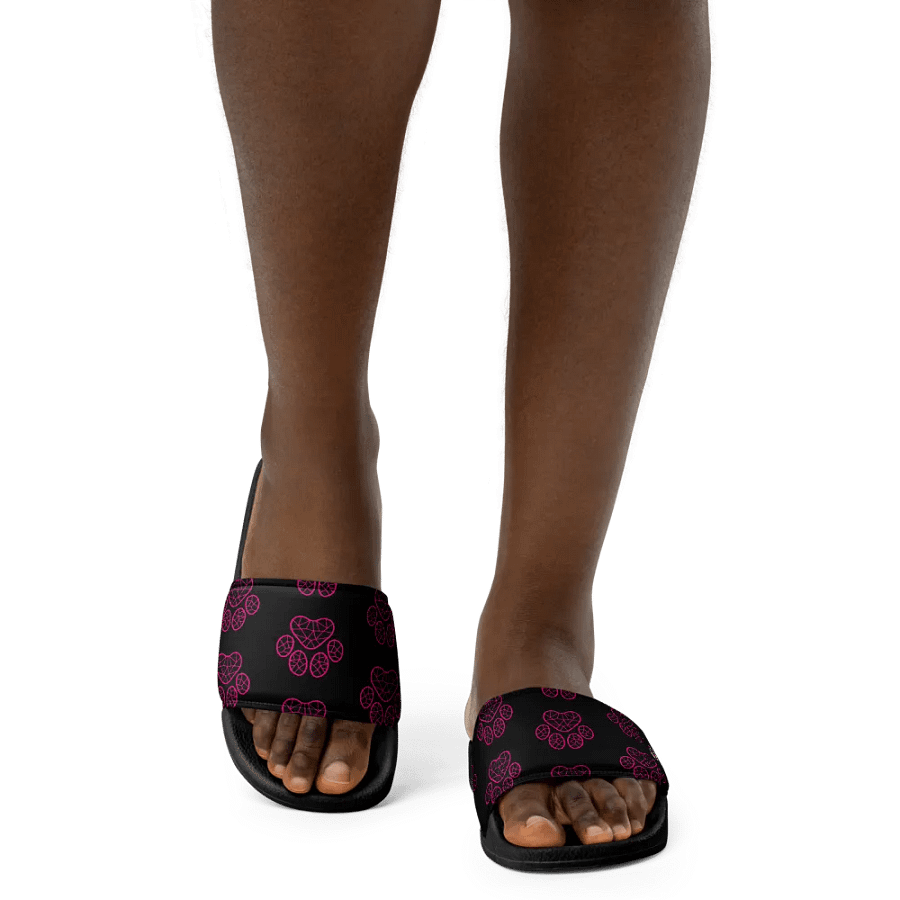 Neon Pawprint Women's Slides product image (12)