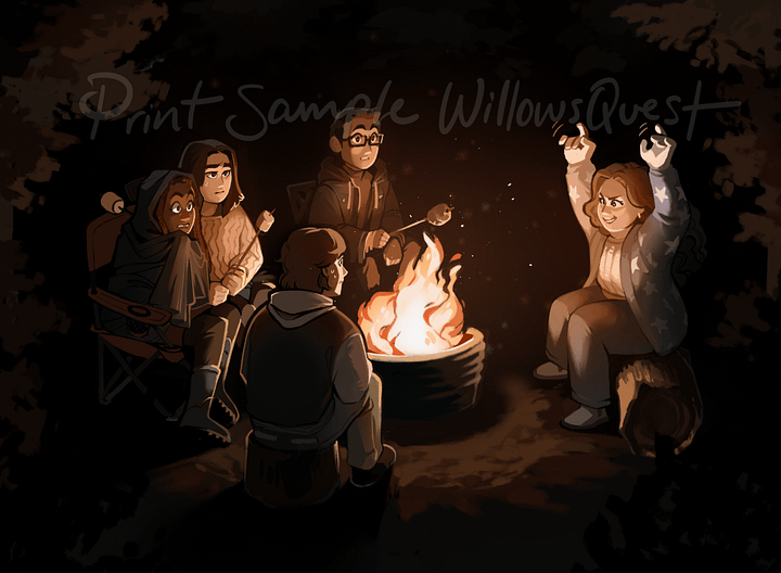 Cryptid Creeks - Campfire Cover 01 product image (2)
