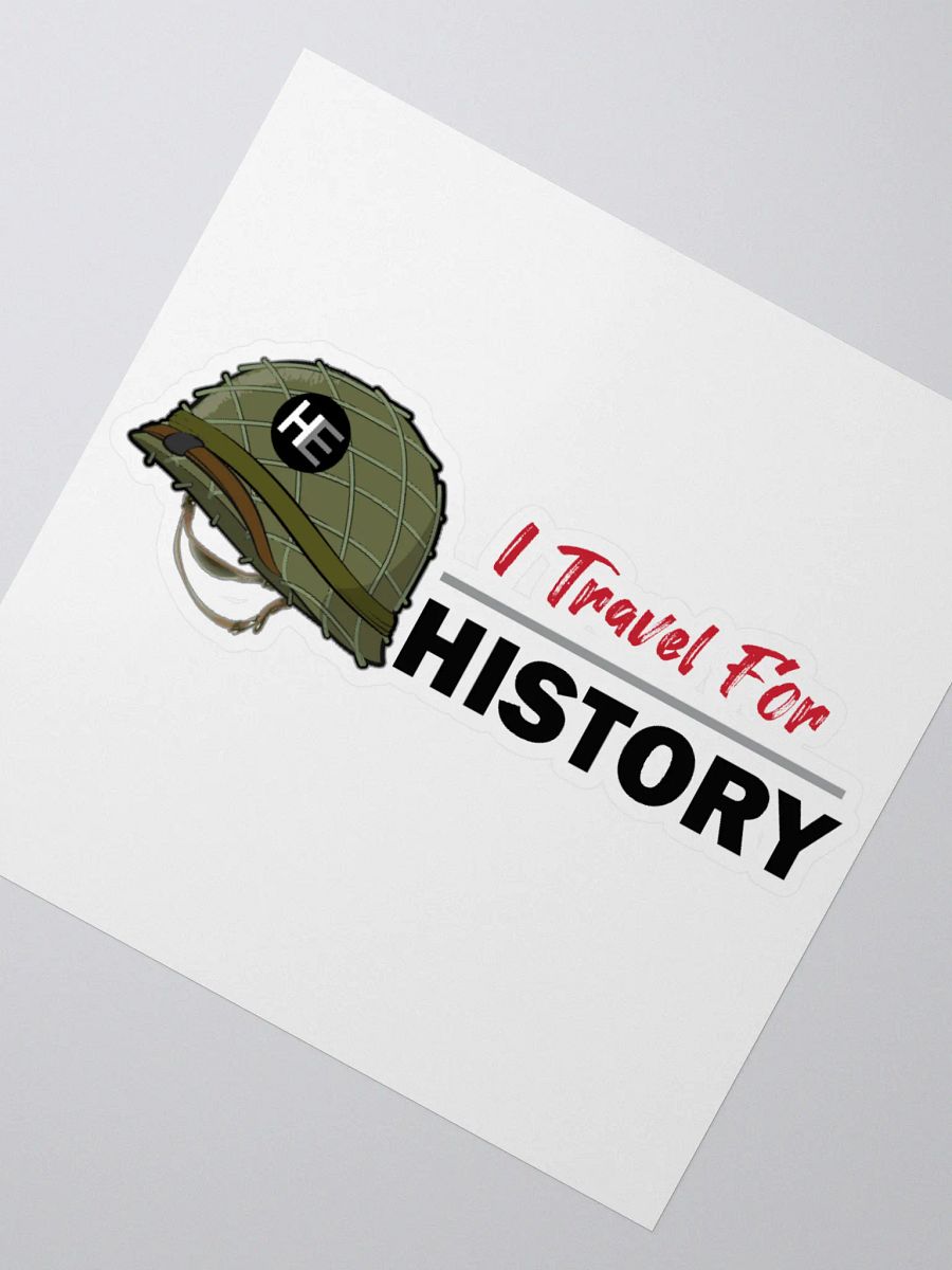 I Travel For History! Stickers product image (2)