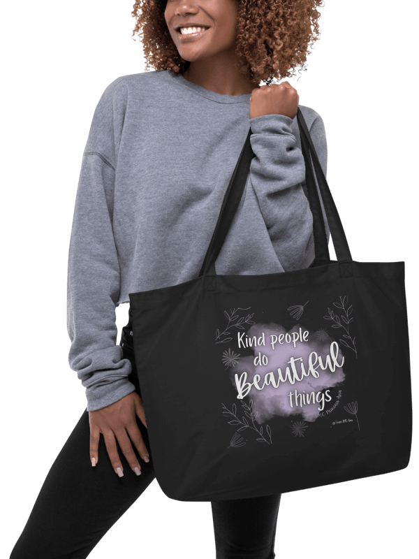 KPDBT - XL Black/Lavender Tote product image (3)