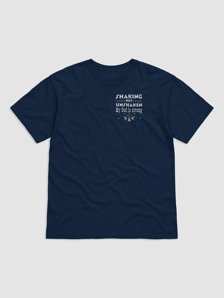Shaking But Unshaken, My God Is Strong Parkinson Comfort Colors T-shirt product image (2)