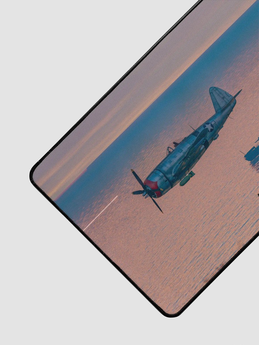 Gaming Desk Mat v2 P-47 in Normandy by MeAdmiralStarks (15.5