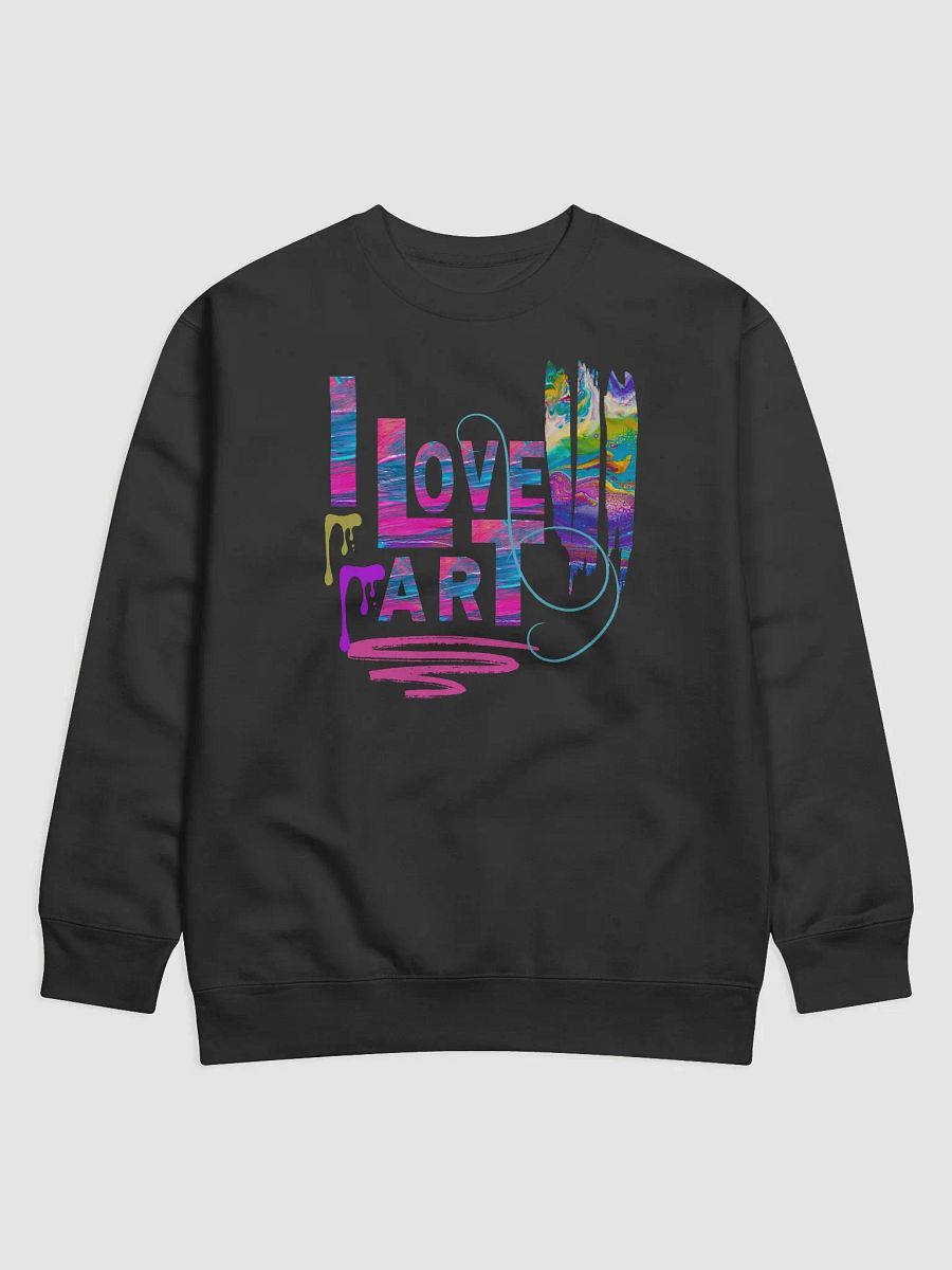 I Love Art Hoodie product image (1)