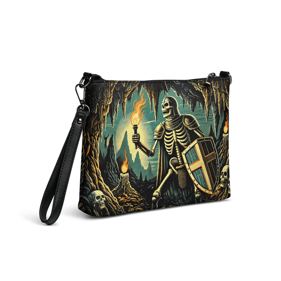 Skeleton Knight Explorer Crossbody Bag - Spooky Monster Purse product image (4)
