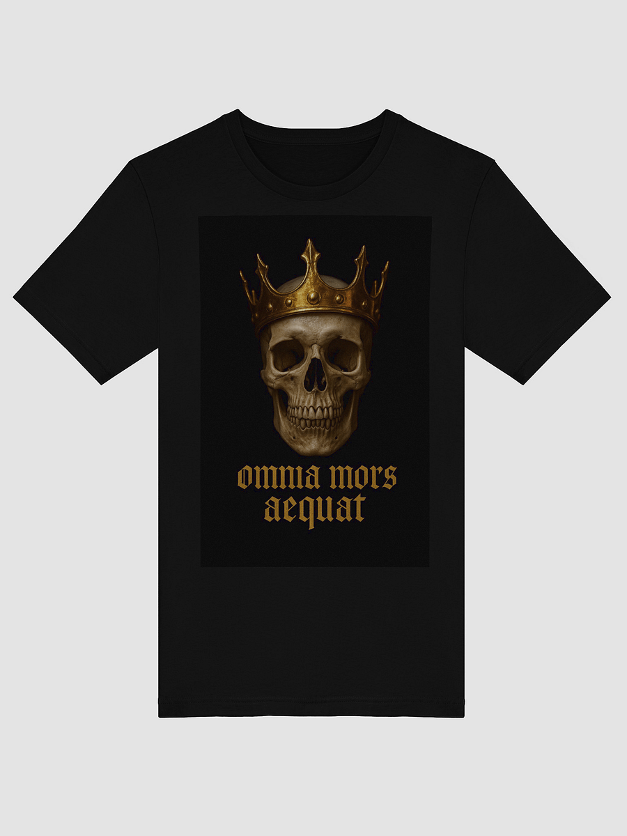 OMMA MORS AEQUAT “Death Makes all things Equal” T-shirt product image (4)