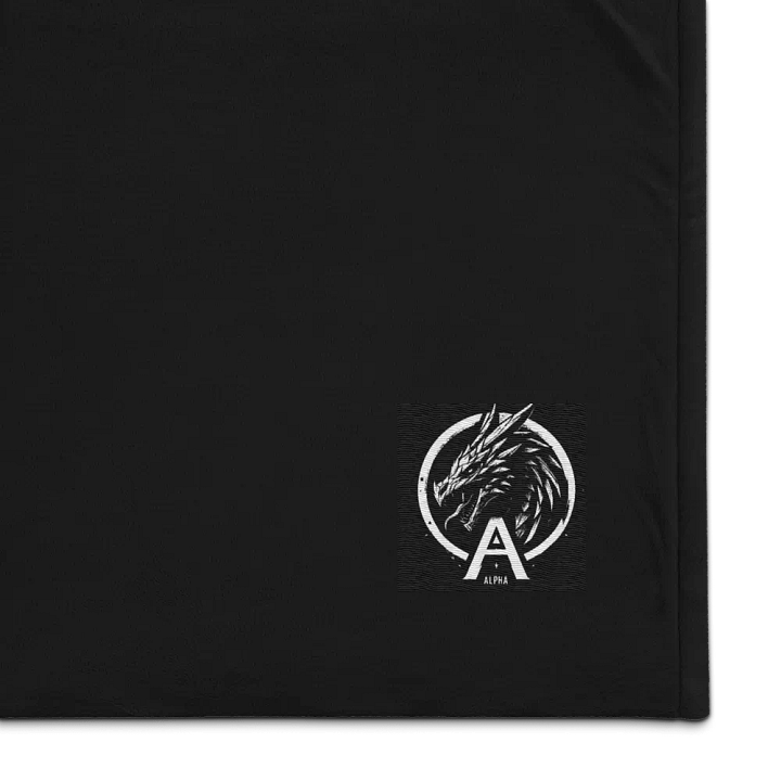 Alpha Dragon Monochrome Blanket product image (1)