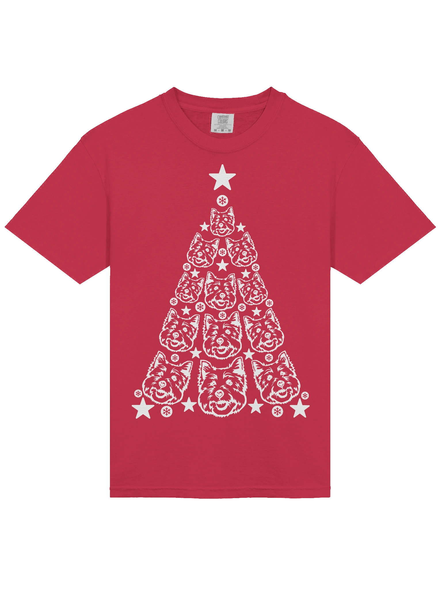 West Highland White Terrier Christmas Tree T-Shirt product image (5)
