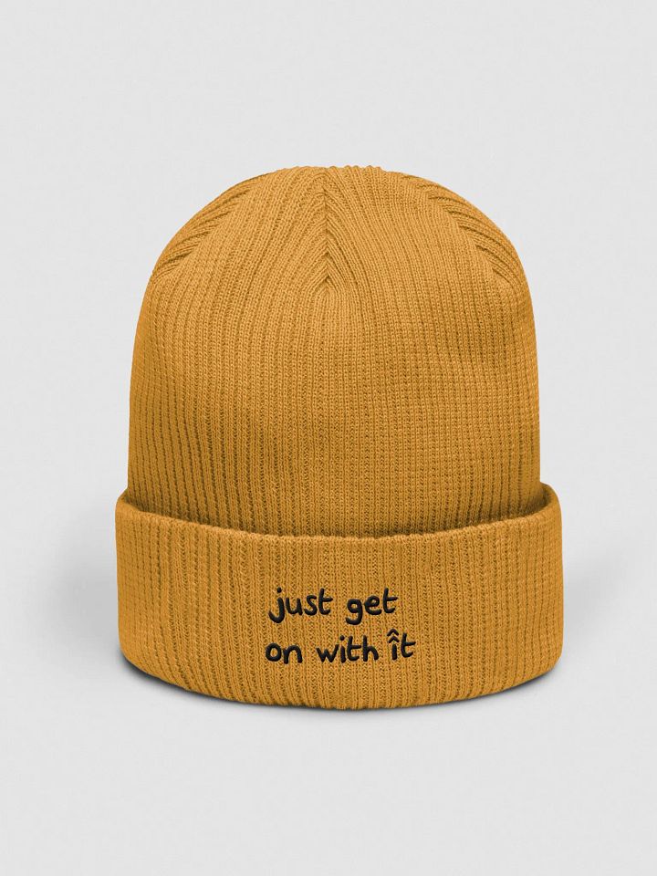 'Just Get On With It' Beanie Hat product image (1)