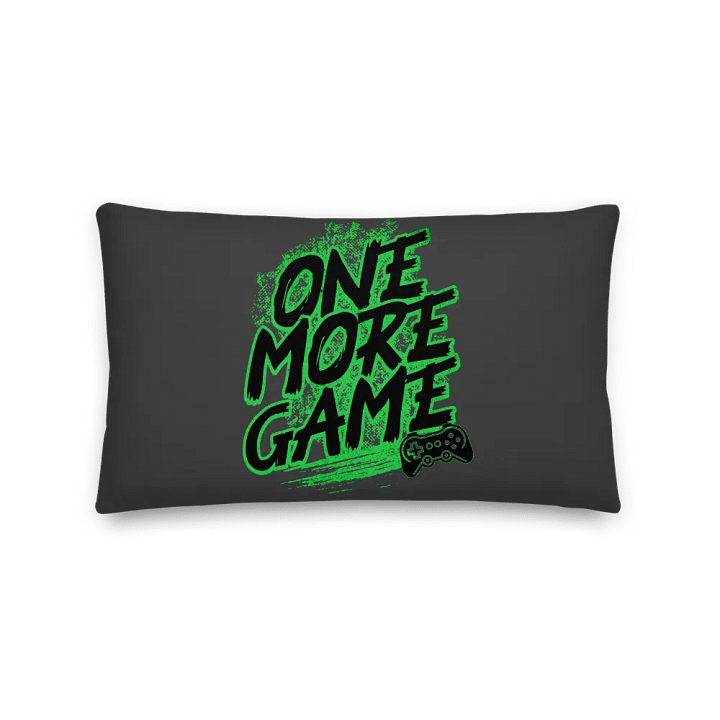 One More Game All-Over Print Pillow product image (2)