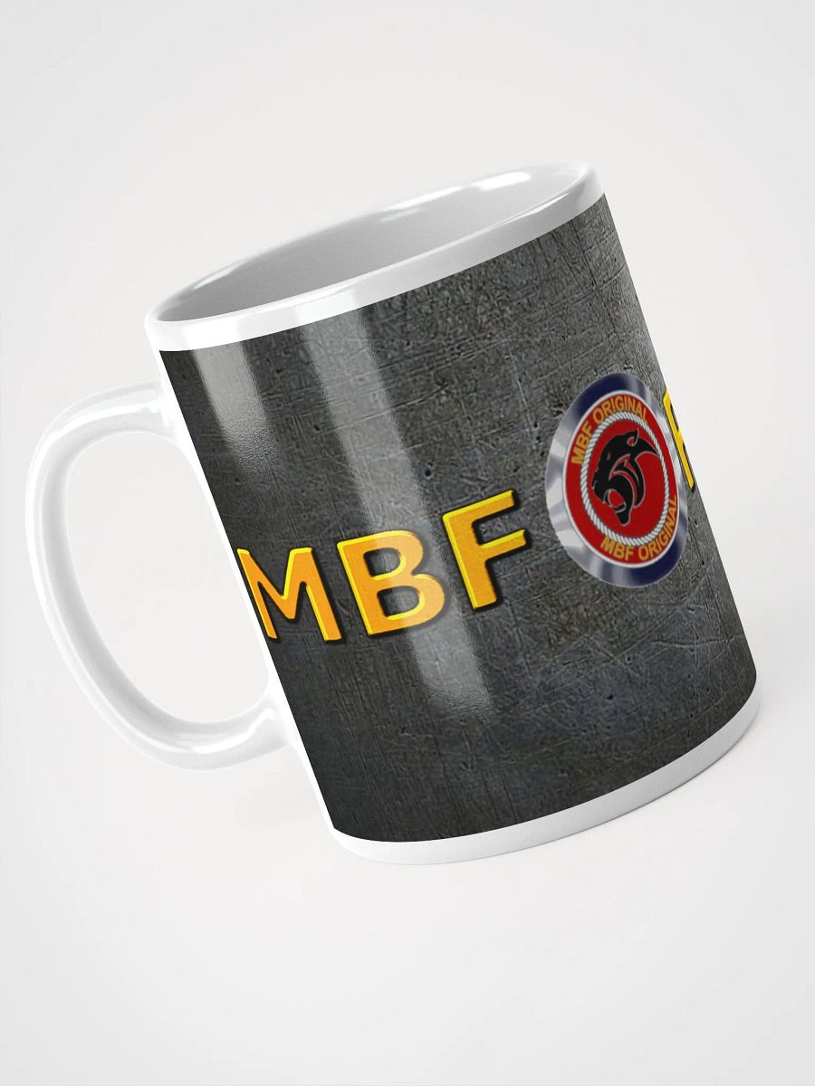 MBF Original Logo White / Grey Glossy Mug product image (5)