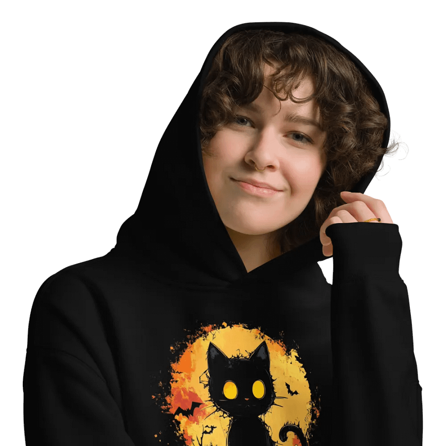 Spooky Cat! - Premium Oversized Hoodie product image (10)
