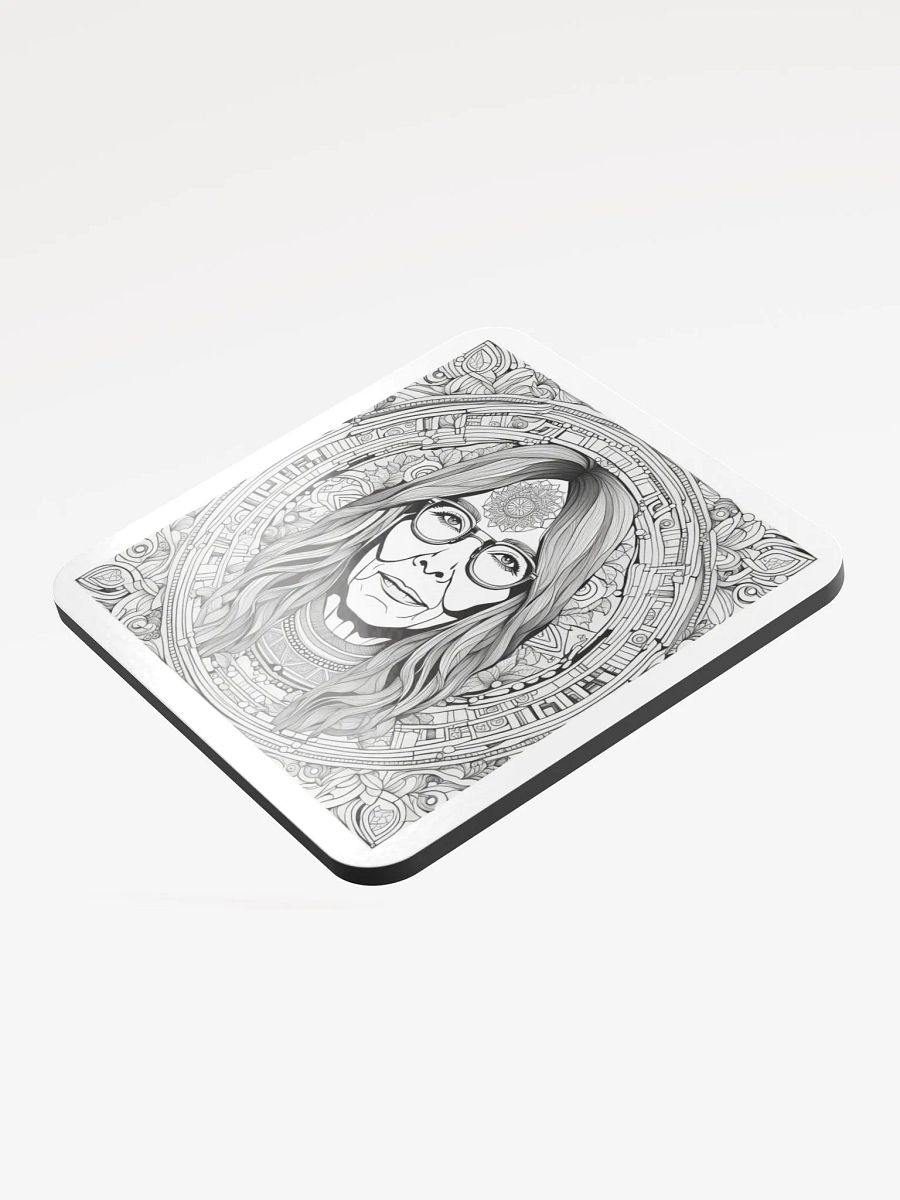 Ornate Mandala-Inspired Cork Coaster product image (3)