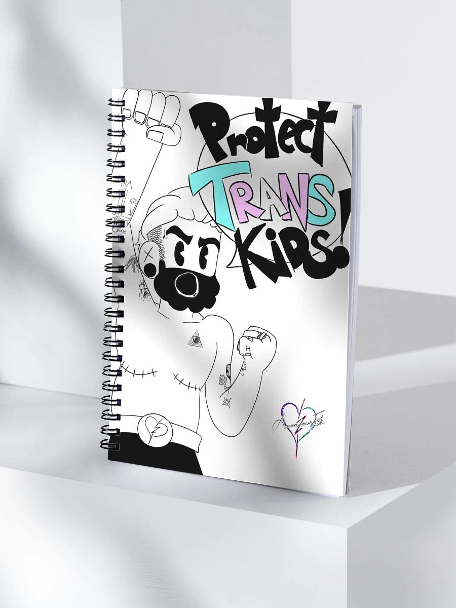 Protect Trans Kids! Spiral Notebook product image (4)