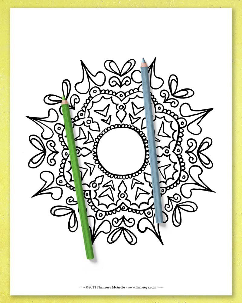 Mandala Coloring Pages product image (7)