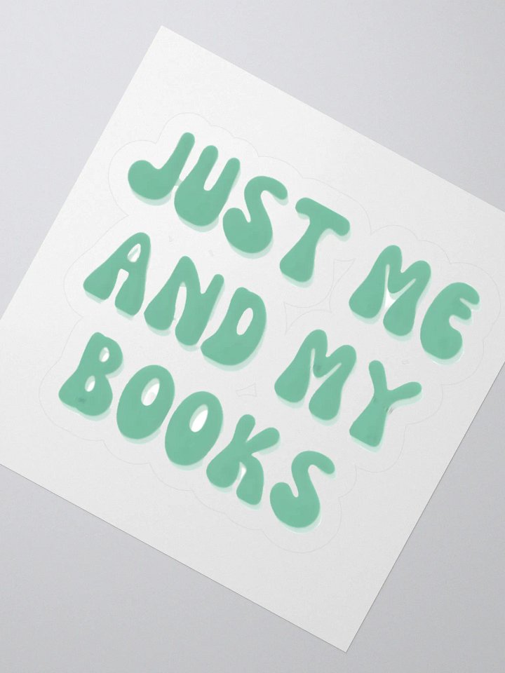 Just Me and My Books Stickers product image (6)