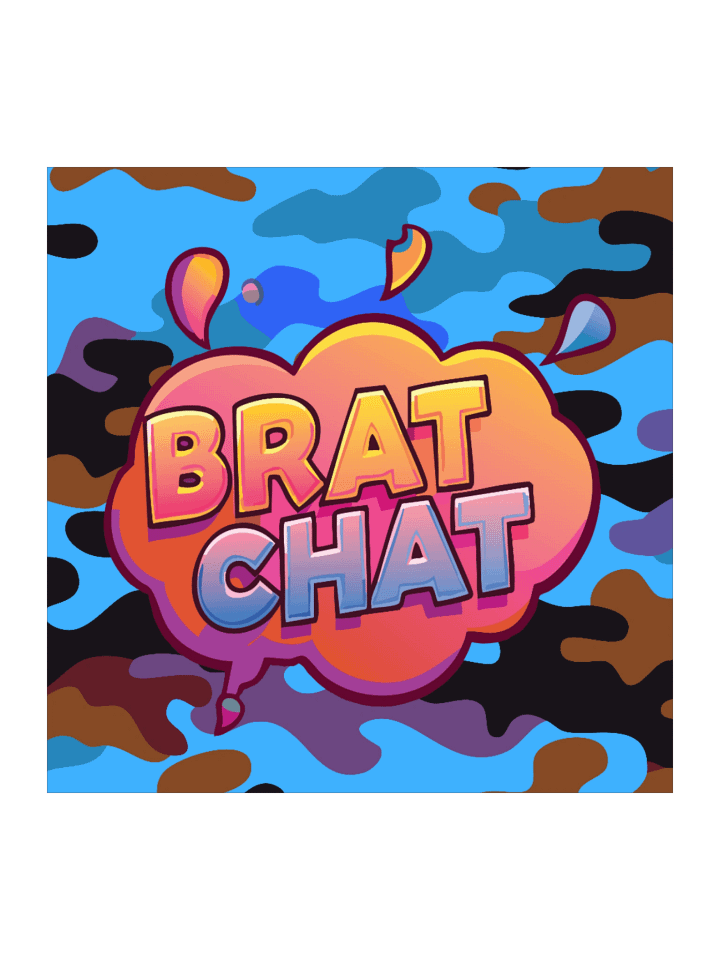 Camouflage BRAT CHAT Kiss Cut Stickers product image (2)