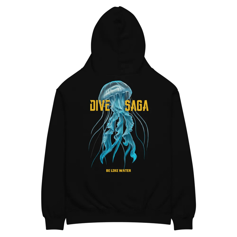 DiveSAGA 'Be like water' Jellyfish Hoodie product image (4)
