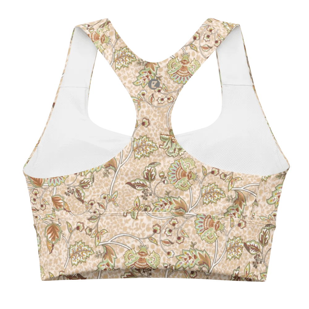 High-Impact Bra "Elegant Neutral Beige Chintz" product image (3)