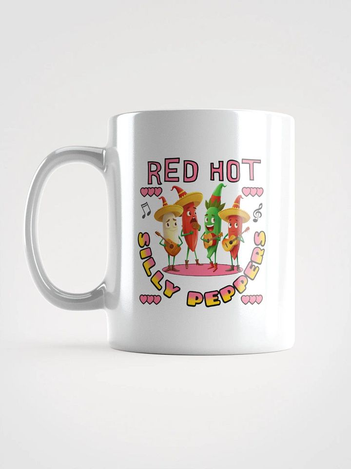 Red Hot Silly Peppers Sizzling Band of Chili Mug product image (1)
