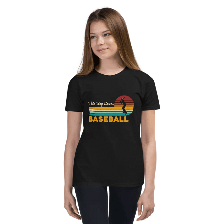 Sunset Baseball Youth T-Shirt product image (2)