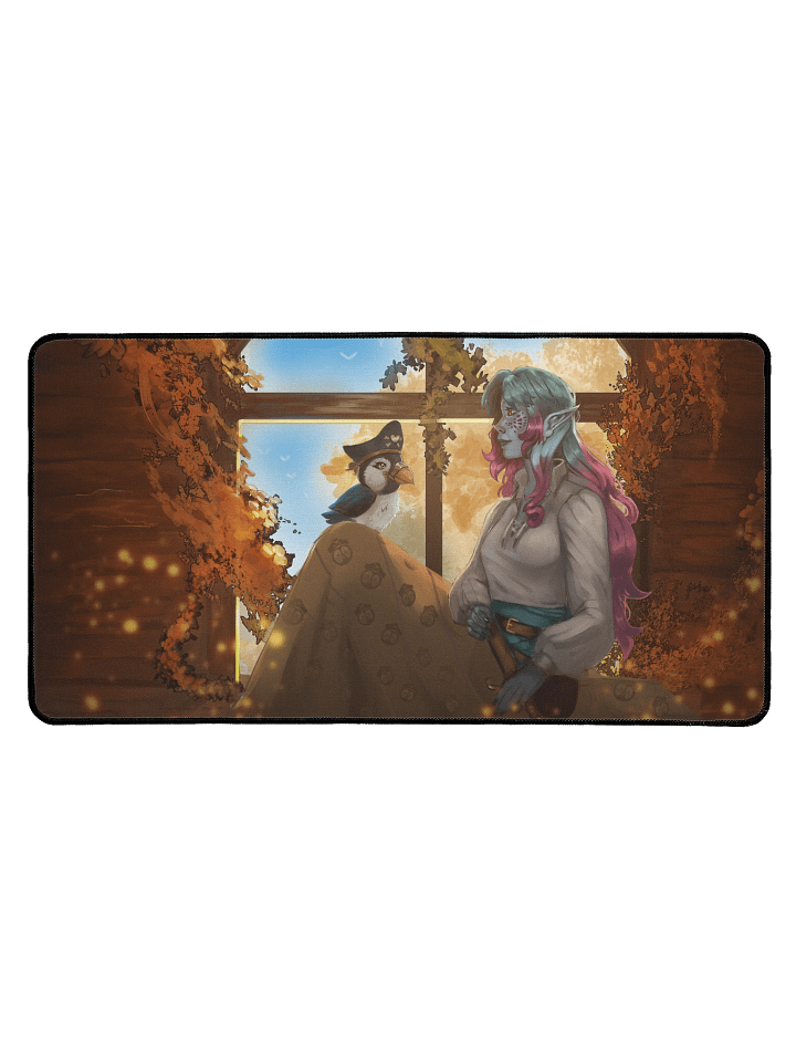 A Friend in Fall Deskmat (15.5" x 31.5") product image (1)