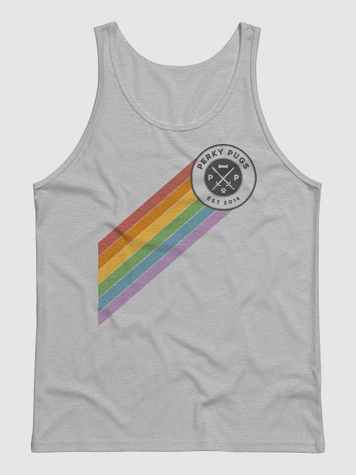 Perky Pride 2024 Retro Stripe Tank product image (1)