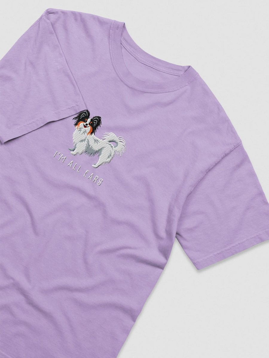 I'm All Ears T-Shirt(Embroidered) of a Papillon(Tricolor) product image (6)