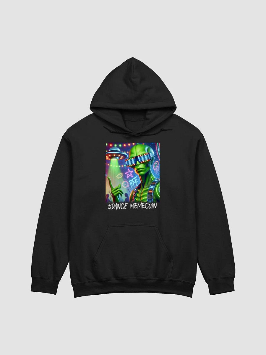 DANCE MEMECOIN - COOLEST ALIEN - CLASSIC HOODIE - BLACK product image (3)