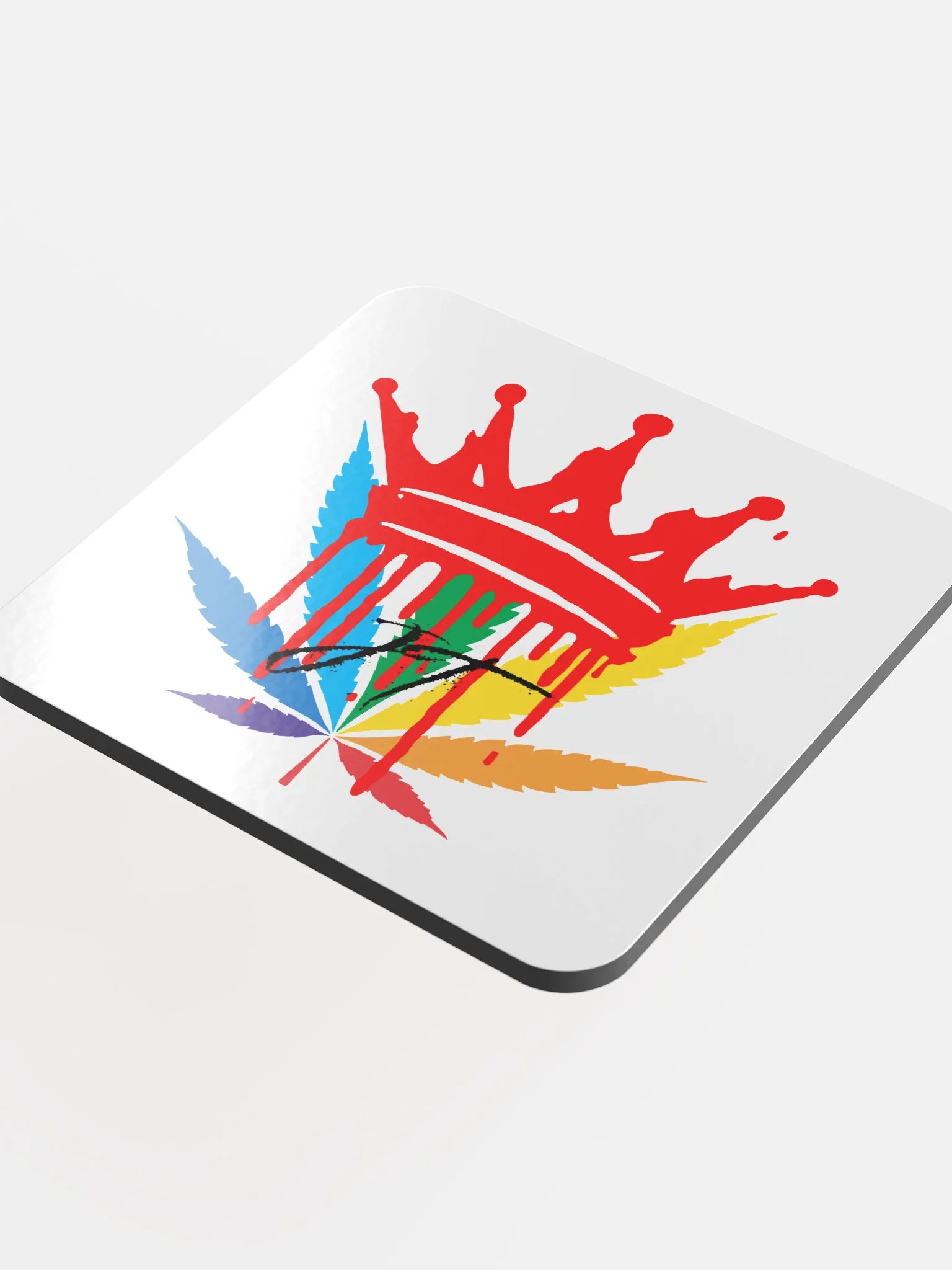 CannaQueen Glossed Cork Coaster product image (4)