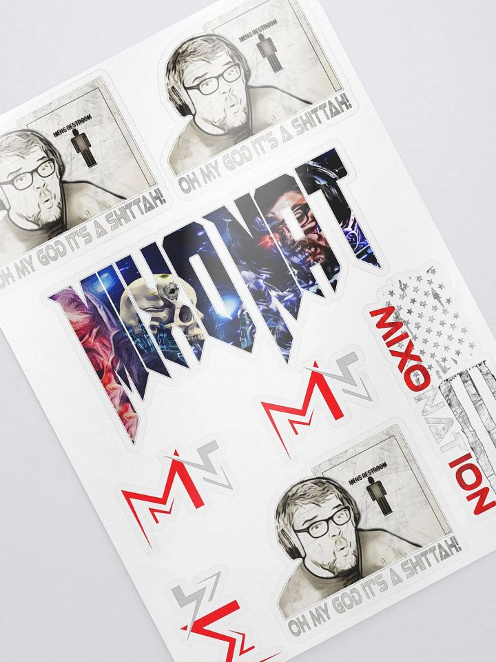 MixoNat 5.83″×8.27″ Sticker Sheet product image (1)