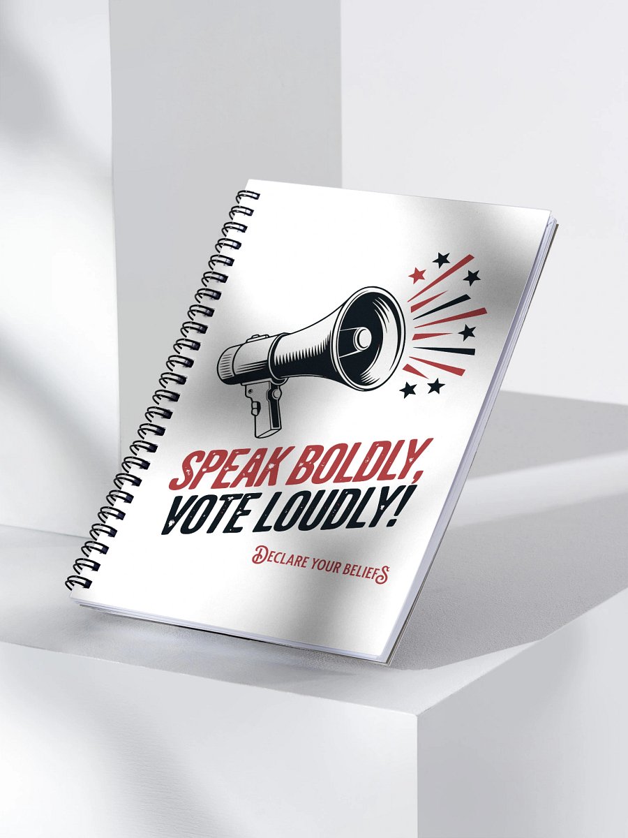 Speak Boldly Vote Loudly Megaphone Art – Declare Your Beliefs product image (3)