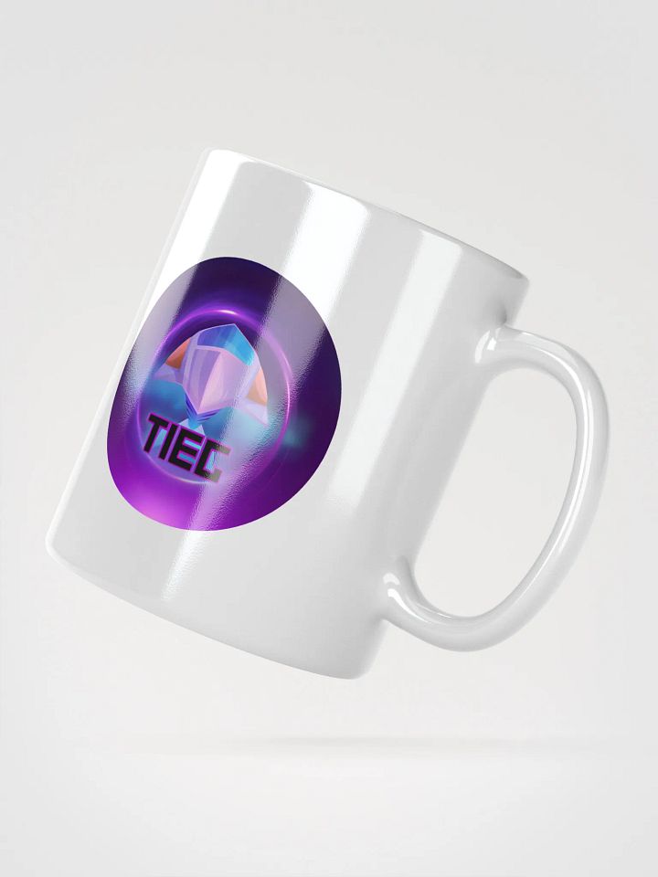 Futuristic Emblem White Glossy Mug TIEG product image (5)